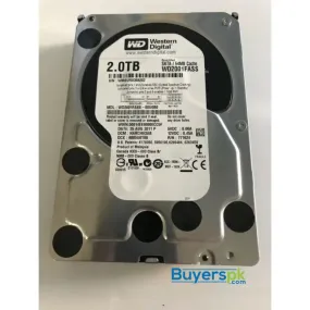 Wd Hdd Hard Disk Drive 2tb Caviar Black used Wd2001fass