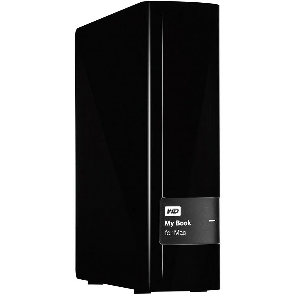 WD My Book for Mac 3TB Desktop External Hard Drive USB 3.0 WDBYCC0030HBK, Black