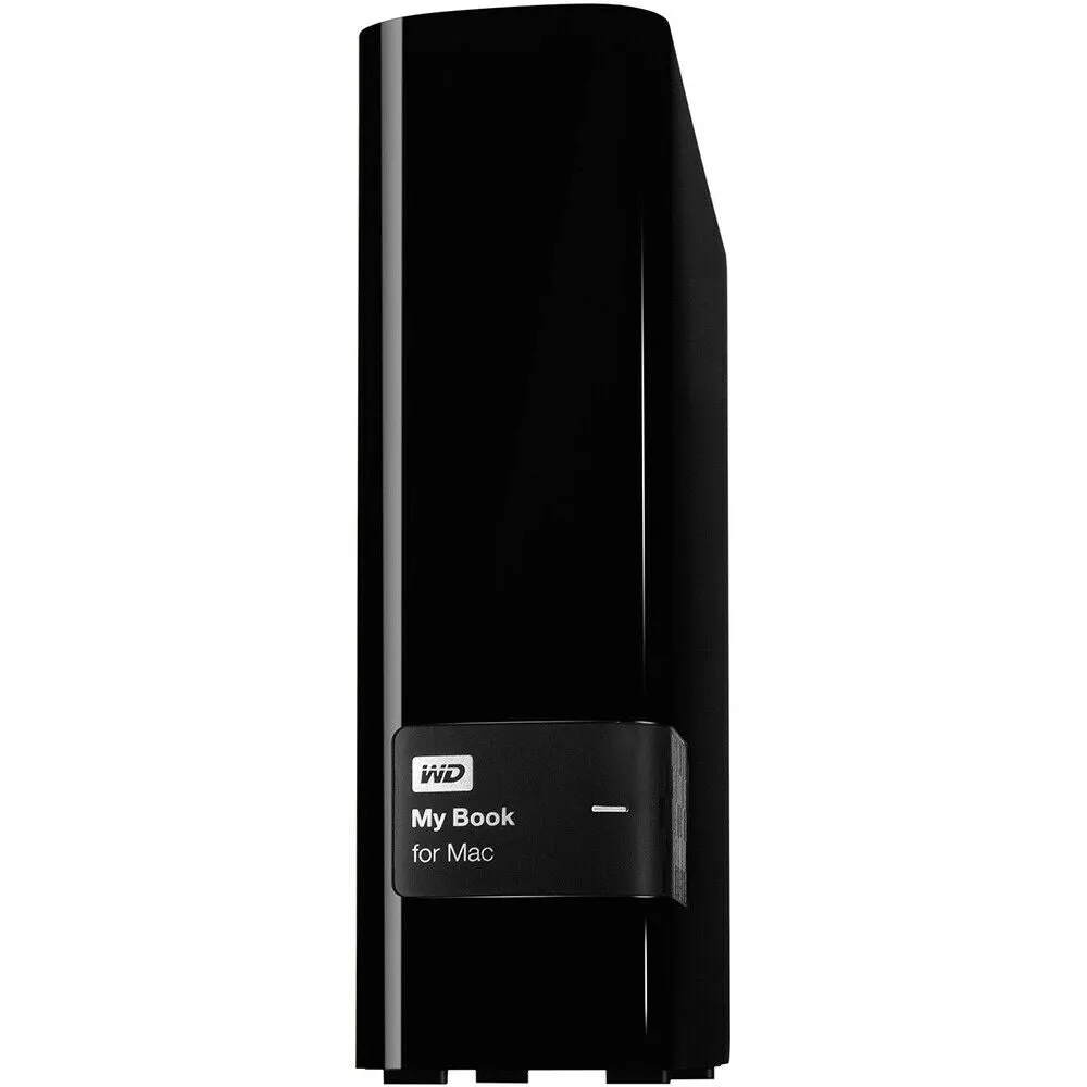 WD My Book for Mac 3TB Desktop External Hard Drive USB 3.0 WDBYCC0030HBK, Black