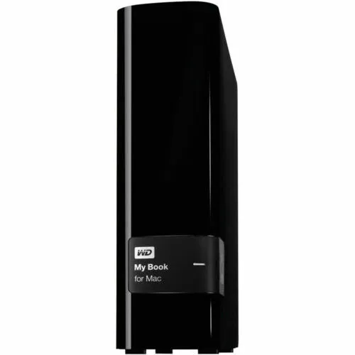 WD My Book for Mac 6TB Desktop External Hard Drive USB 3.0 WDBYCC0060HBK, Black