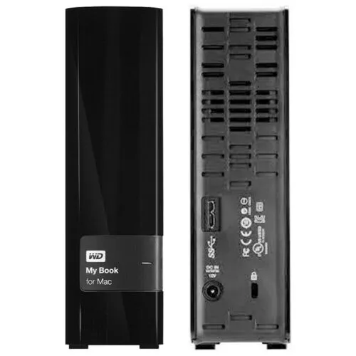 WD My Book for Mac 6TB Desktop External Hard Drive USB 3.0 WDBYCC0060HBK, Black