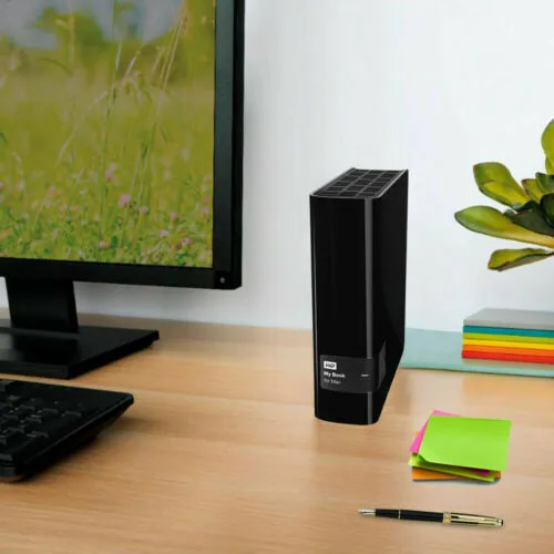 WD My Book for Mac 6TB Desktop External Hard Drive USB 3.0 WDBYCC0060HBK, Black
