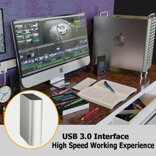 WD My Book Studio 3TB Desktop External Hard Drive HDD for PC, Mac WDBHML0030HAL