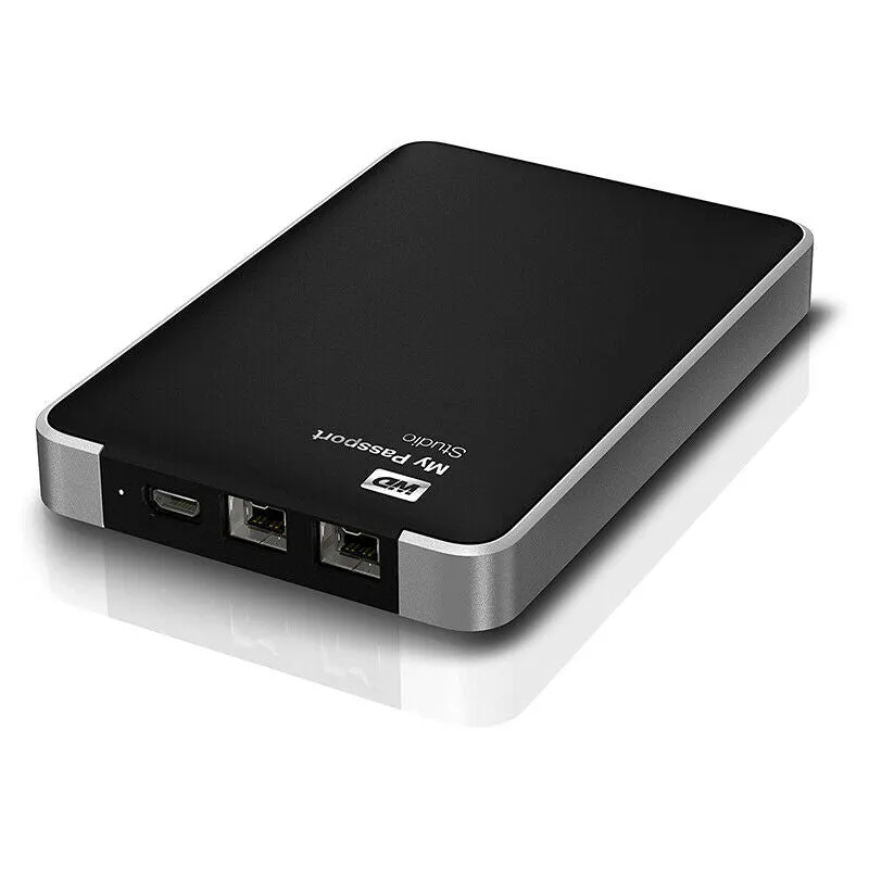 WD My Passport Studio External Hard Drive 500GB FireWire 800 USB, WDBALG5000ABK