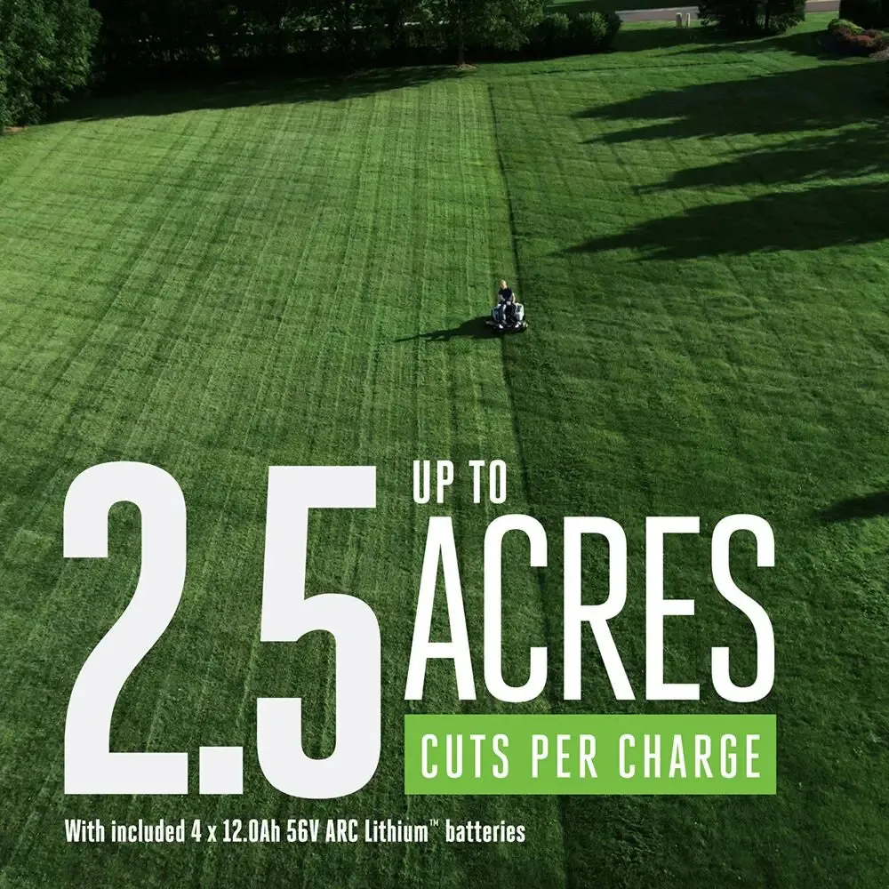 ZT4205S EGO 56V Z6 42" E-Steer Zero Turn Riding Mower